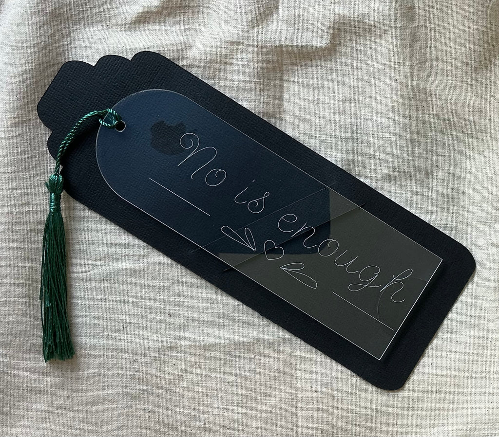 No is Enough - Engraved Bookmark Vol. I