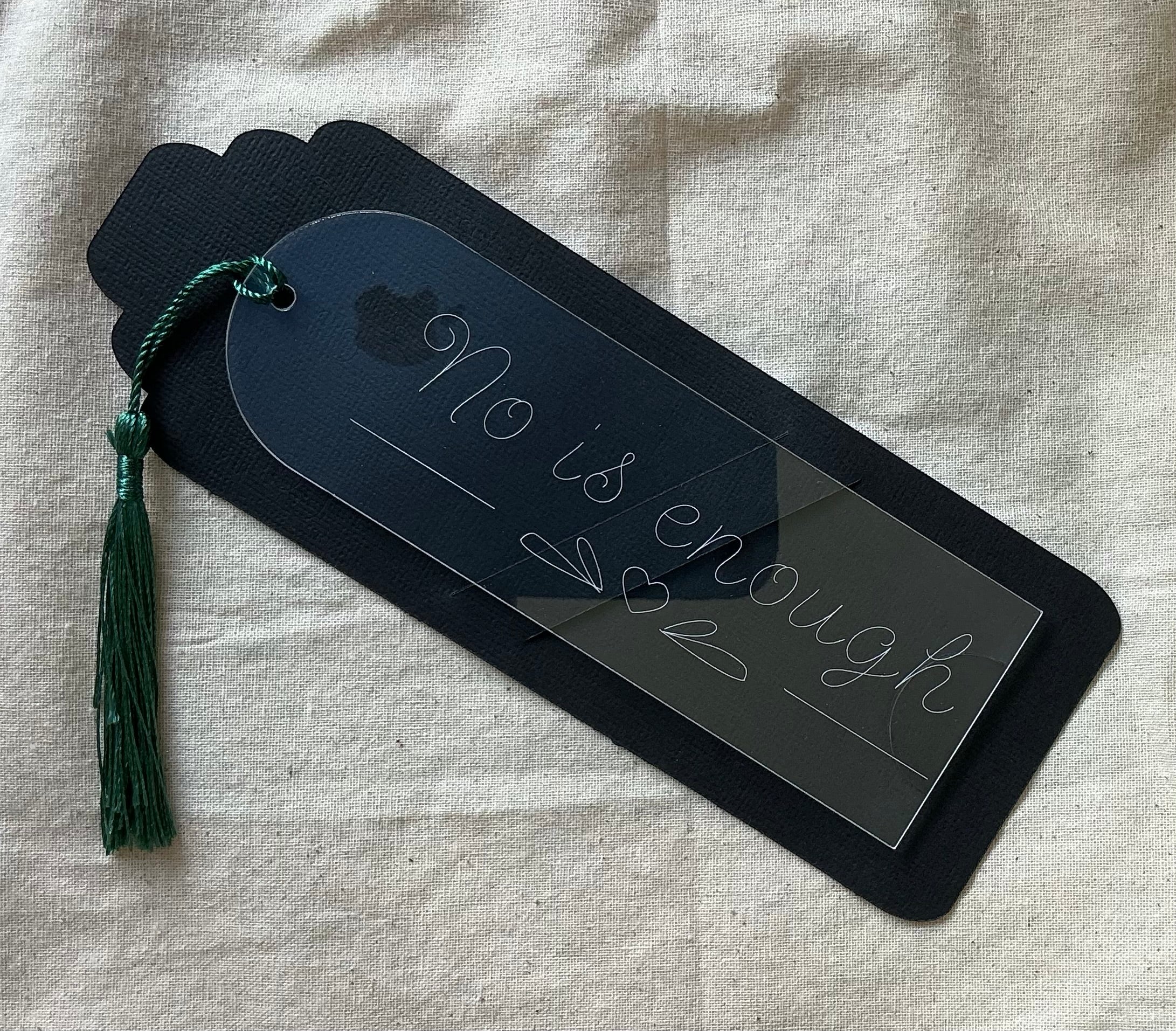 No is Enough - Engraved Bookmark Vol. I