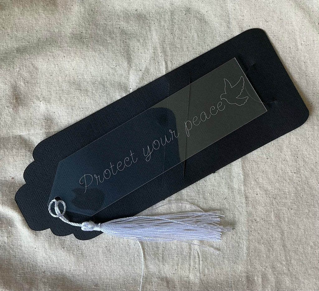 Protect your peace - Engraved Bookmark Vol. I