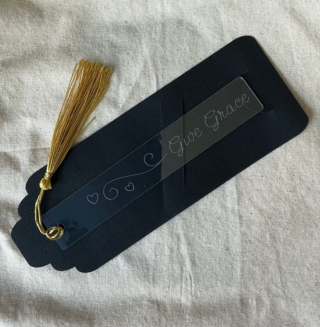 Give Grace - Engraved Bookmark Vol. I
