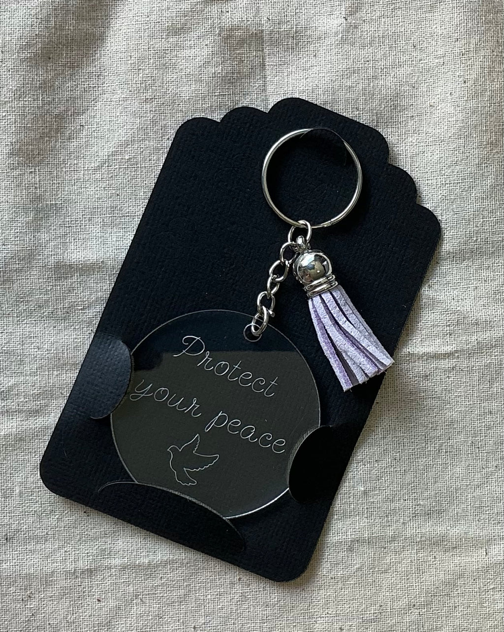 Protect your peace - Engraved Keychain Vol. I