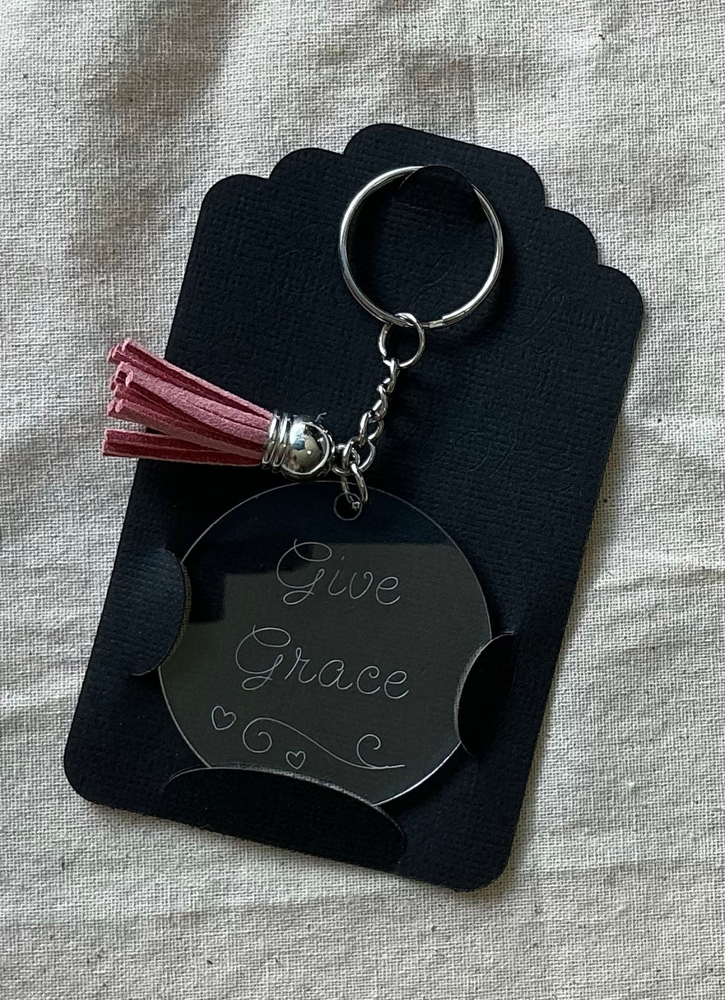 Give Grace - Engraved Keychain Vol. I