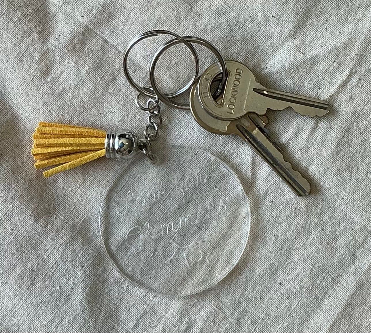 Look for glimmers - Engraved Keychain Vol. I