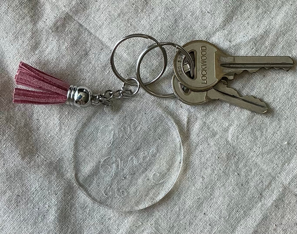 Give Grace - Engraved Keychain Vol. I